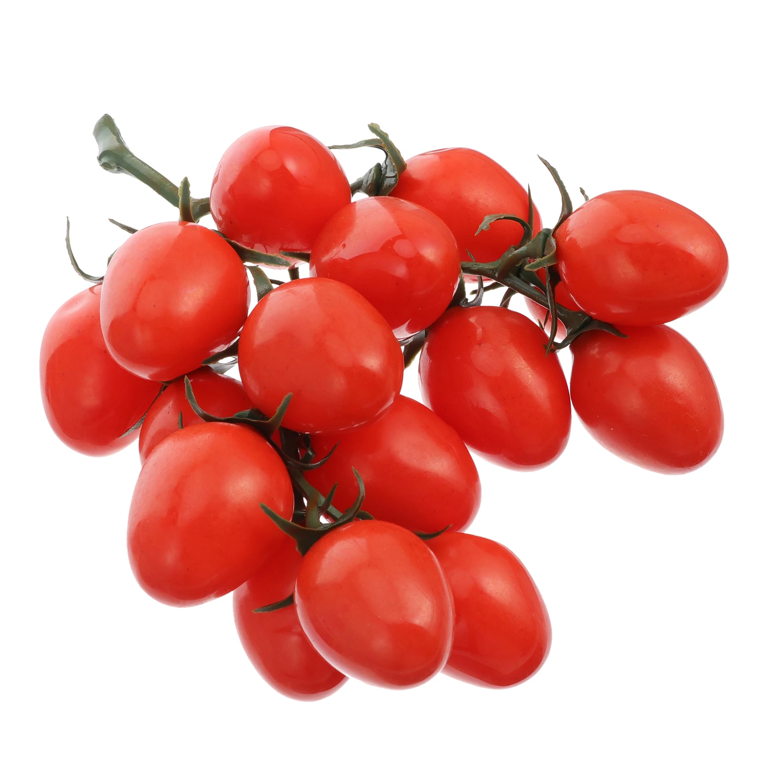 

3 Pcs Imitation Tomato Artificial Cherry Tomatoes Fake for Decor Model Fruits Decoration Longan Home