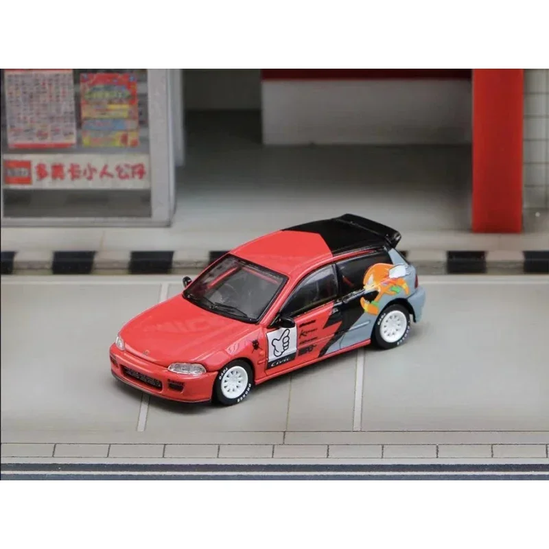 

SW 1:64 EG6 TYPE R No Good Racing Diecast Diorama Car Model Collection Miniature Toys Street WeaponGift