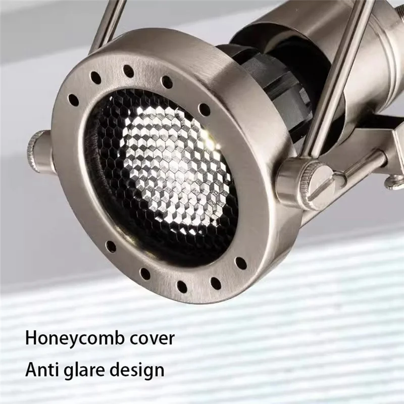 GYTB-中世工業風調整可能角度LEDスポットライト天井取り付けランプスポットライト絵画照明