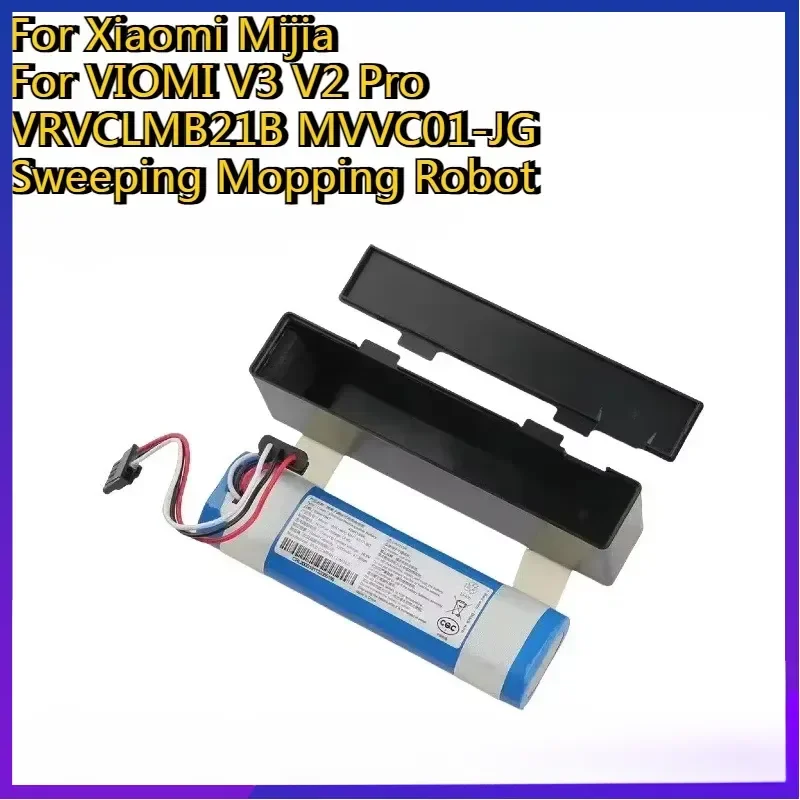 Vacuum Cleaner Rechargeable Battery for Xiaomi Mijia VIOMI V3 V2 Pro VRVCLMB21B MVVC01-JG Sweeping Mopping Robot 14.8V 3400mAh