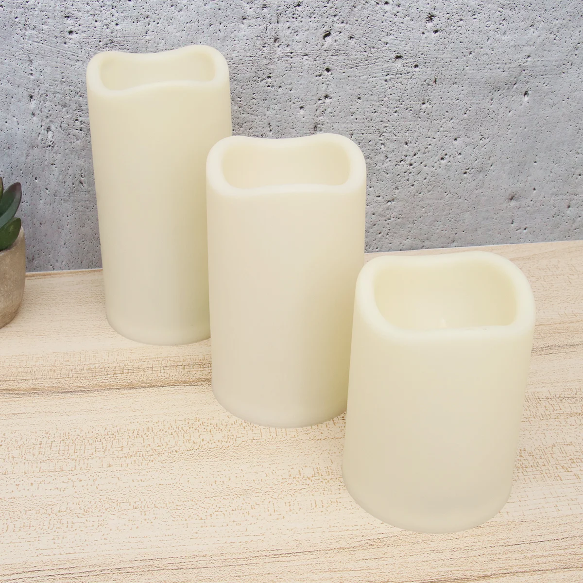 3 قطع من شموع LED الإلكترونية عديمة اللهب، عمود وامض، أضواء زخرفية مثالية لحفلات الزفاف وأعياد الميلاد #5