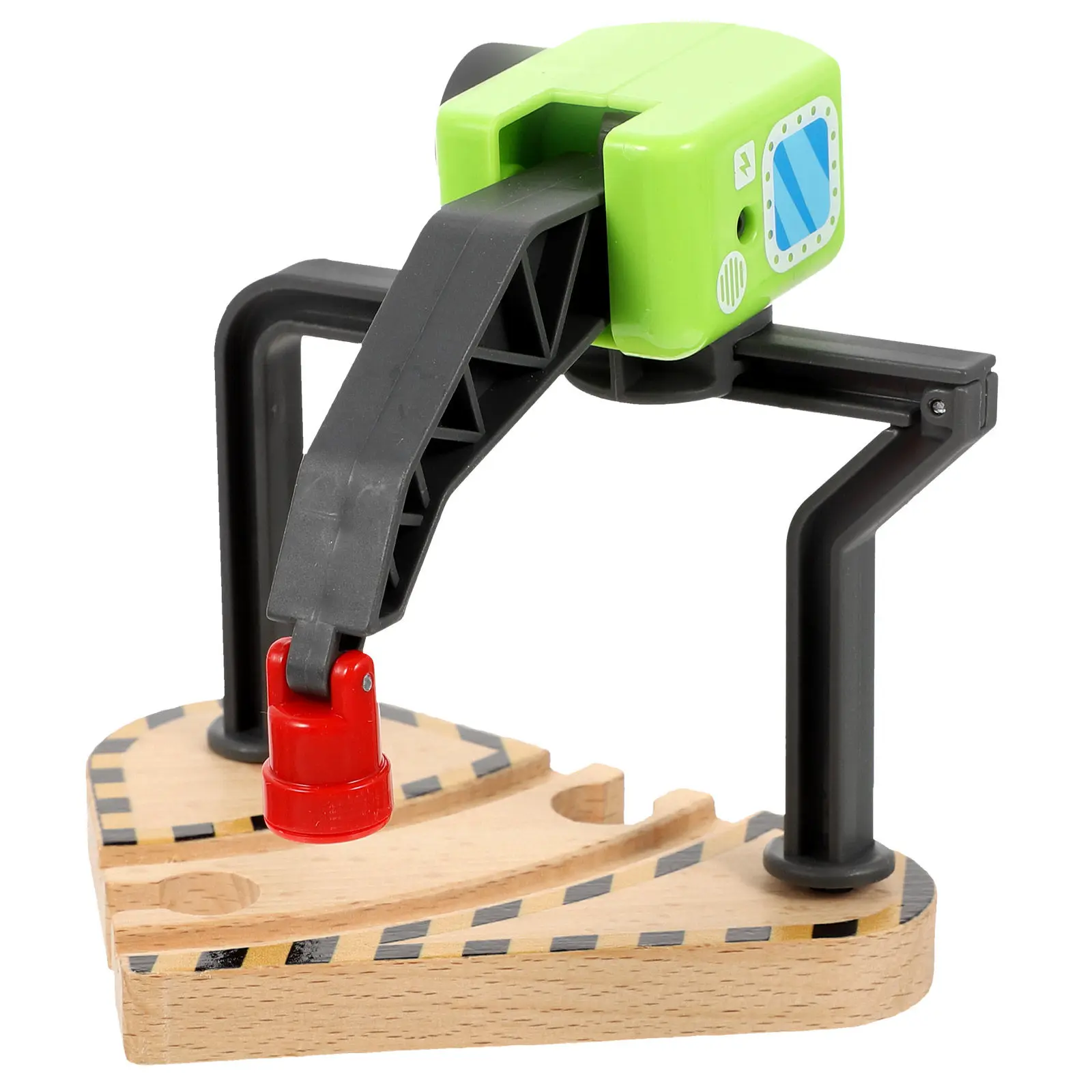 

Flexible Rail Crane Building Kit Children Interactive Learning Playset Engineering Design Train Track Compatible Crane Activity