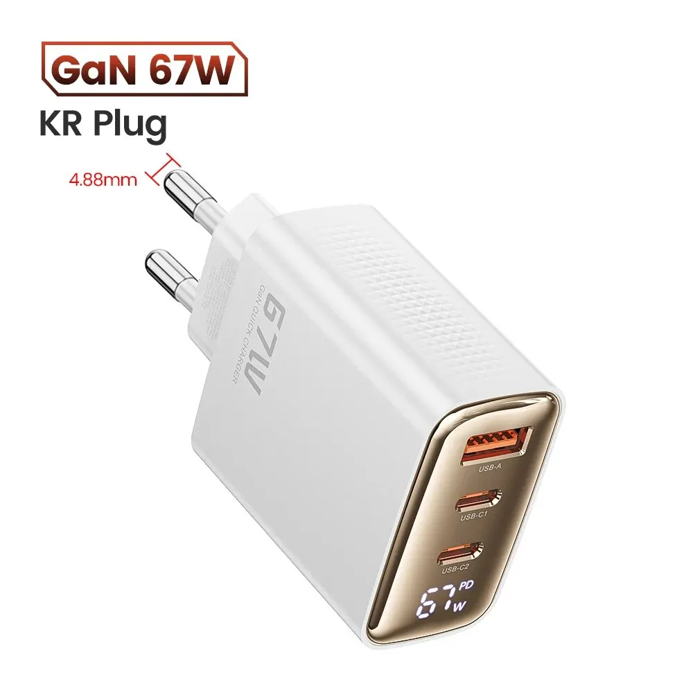 67W KR Plug White