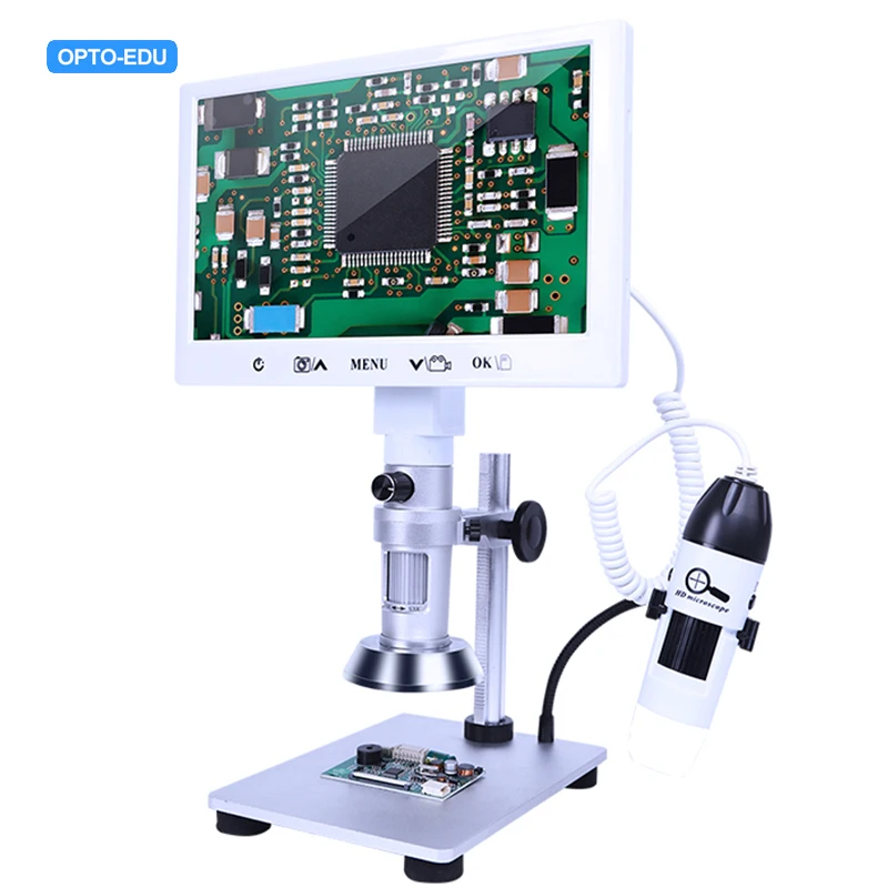 

OPTO-EDU A36.5101 2.0M 7" LCD Stereo USB Portable Dual Lens Digital Microscope