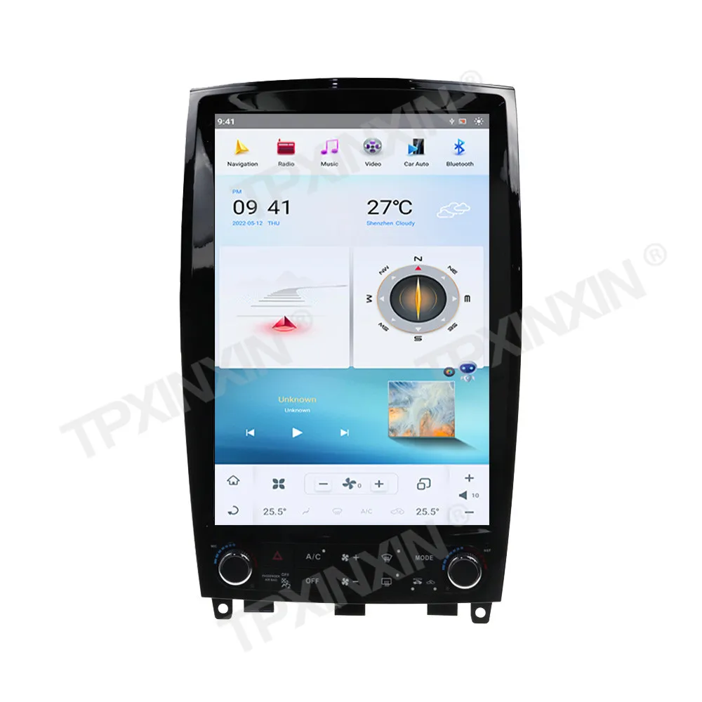 Android Auto Carplay GPS Navigation Screen For Infiniti QX50 2013-2016 Car Radio Multimedia Player Tape Recoder Head Unit 360