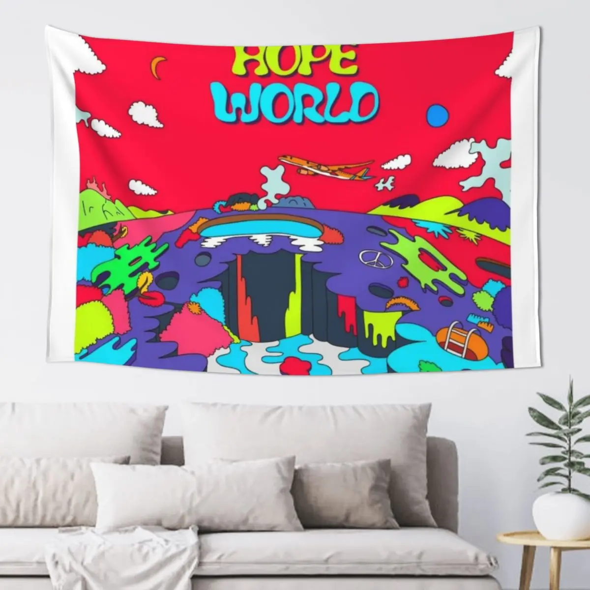 HOPE WORLD- JHOPE Tapestry Things To The Room Bedrooms Decorations Tapestry