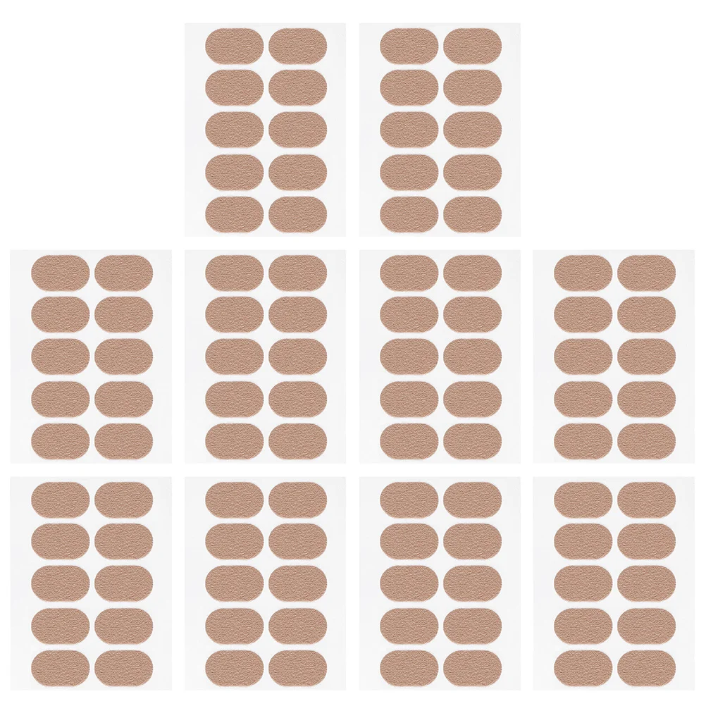 10pcs Foot Care Stickers Anti-Wear Heel Patches Sweat Absorbent Breathable Invisible Adhesive For Corns