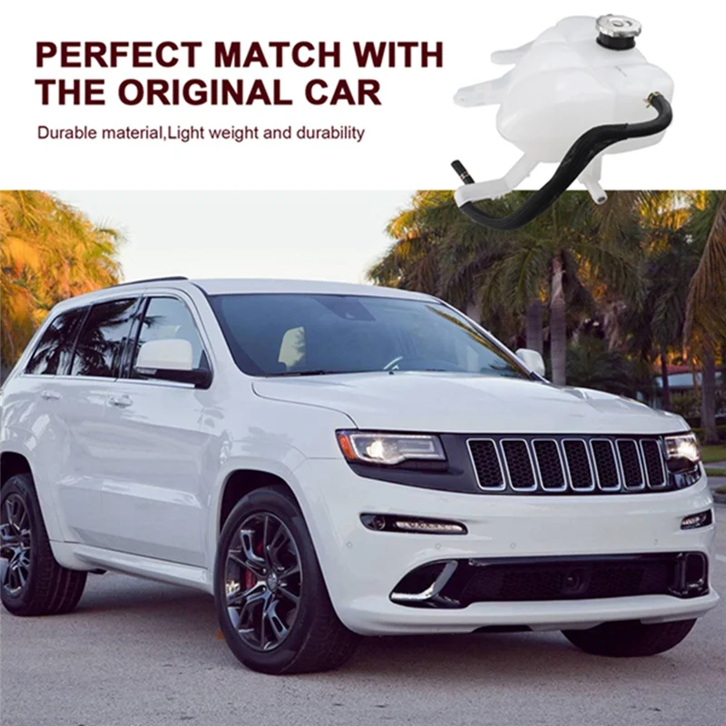 

New Coolant Expansion Regulator Tank 55037999AI 55037999AJ For Jeep Grand Cherokee 2014-2015