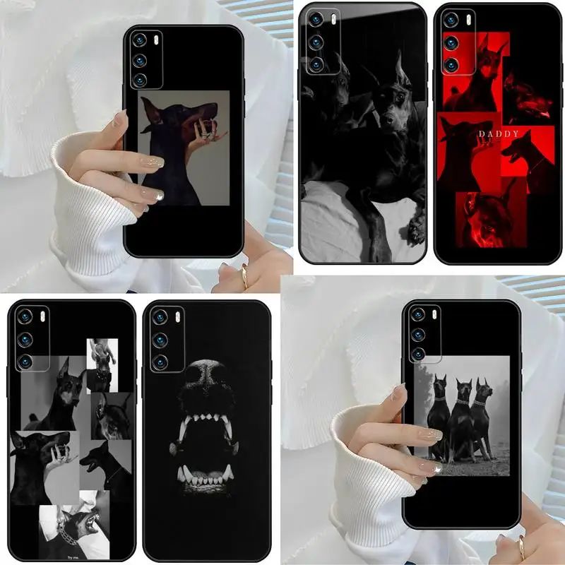 Cool Doberman Phone Case For Honor 8A 8S 8X 9 9C V9 9X 9LITE Psmart z 10 V10 10I 20 20S 20I V20 30 V30 PRO Funda Shell Cover