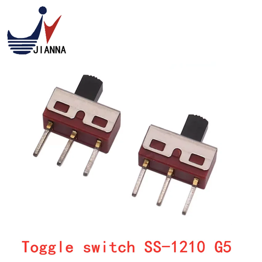 Sliding switch 3-pin SMT patch 2-speed horizontal toggle switch SS-1210 G5 switch port