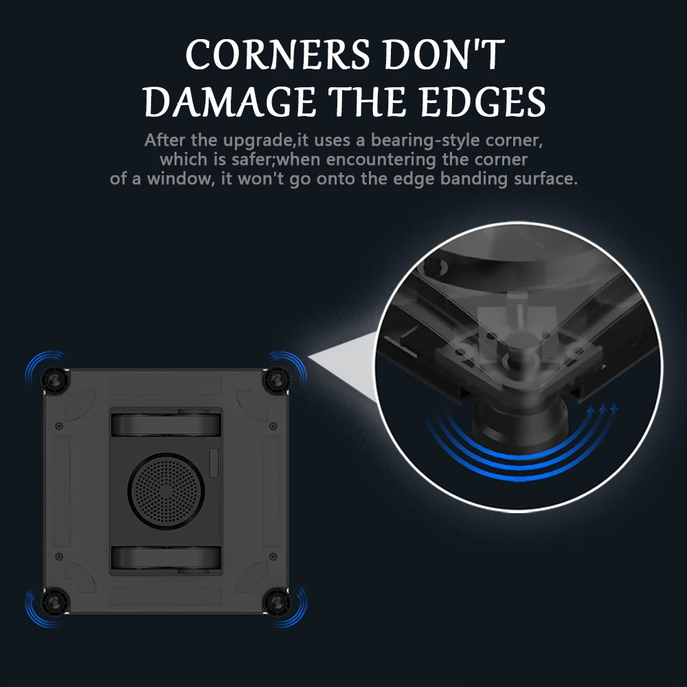 أداة تنظيف النوافذ الكهربائية الأوتوماتيكية بالكامل للتحكم عن بعد، أداة تنظيف الزجاج ذات الامتزاز القوي للغاية على الوجهين #3