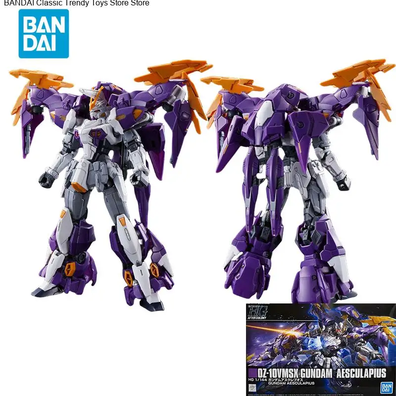 

Прямая доставка Bandai, оригинальная аниме GUNDAM модель HGAC OZ-10VMSX GUNDAM AESCULAPIUS, экшн-фигурки, игрушки для детей, подарок