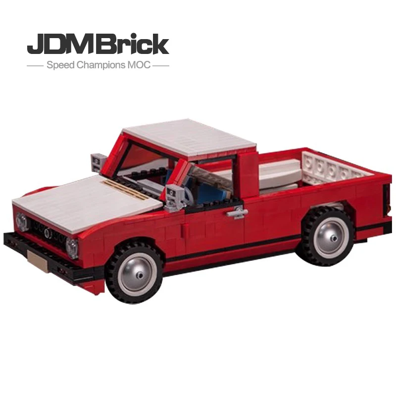 

MOC-34726 Red Truck Children's Puzzle Combination DIY Small Particle Building Block Speed Cool Car Model Toy Boy Gift Set