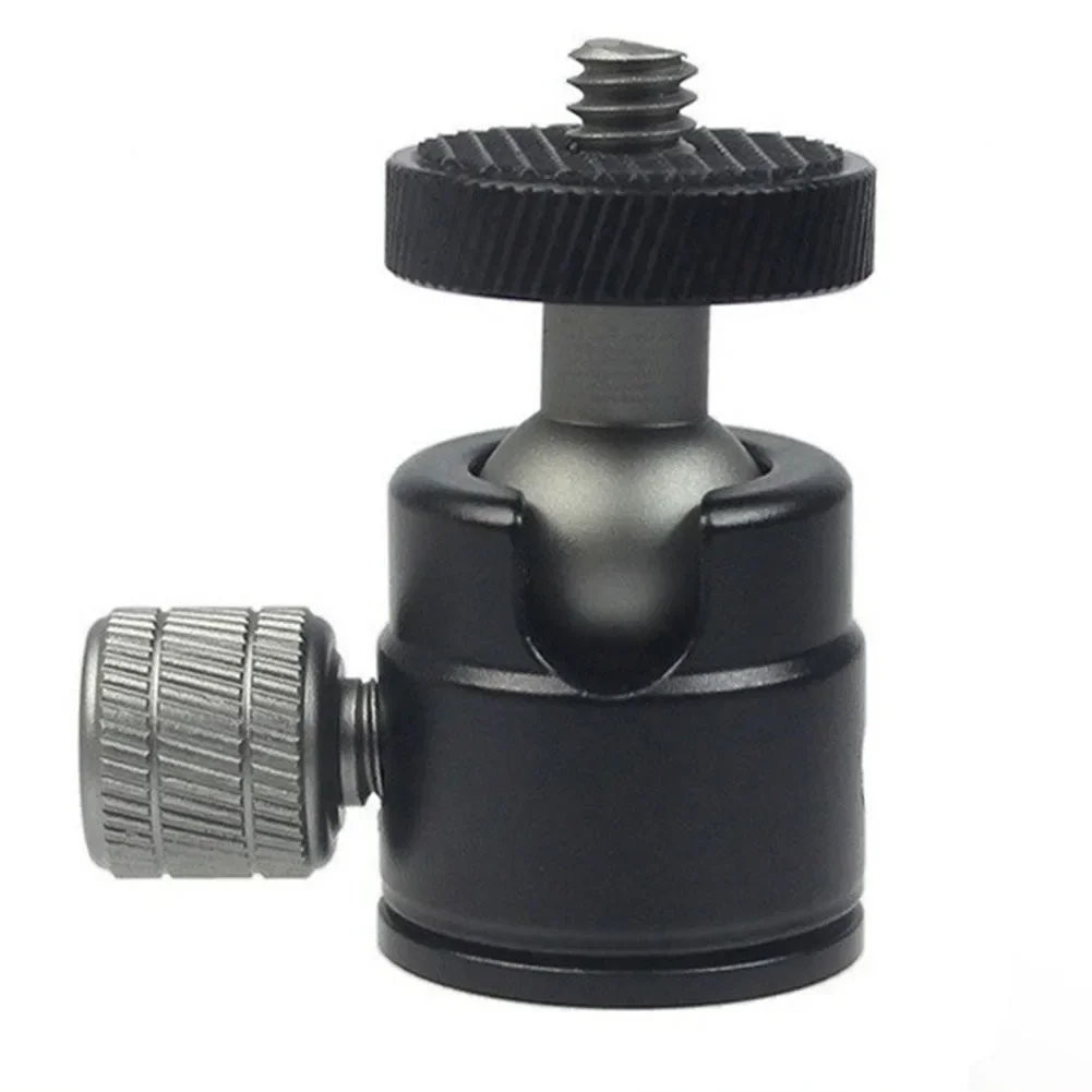 

Camera Tripod Ball Head Adapter Angle Adjustment 1/4 Screw For DSLR Camera Mic Light Stand Holder Camera Accessories