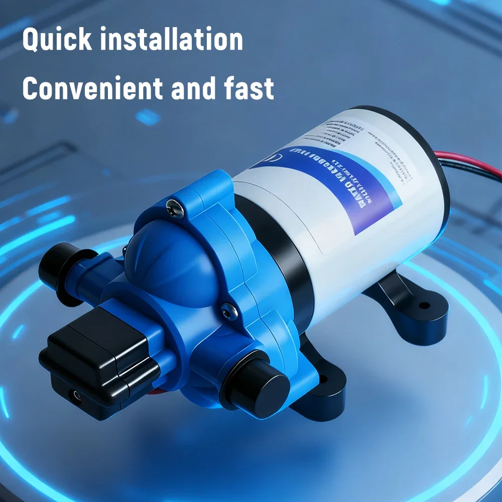 Electric Diaphragm Pump for Water Pressure in RV water pump 12V High Flow 45 PSI Max Lift Water Pressure Booster Pump