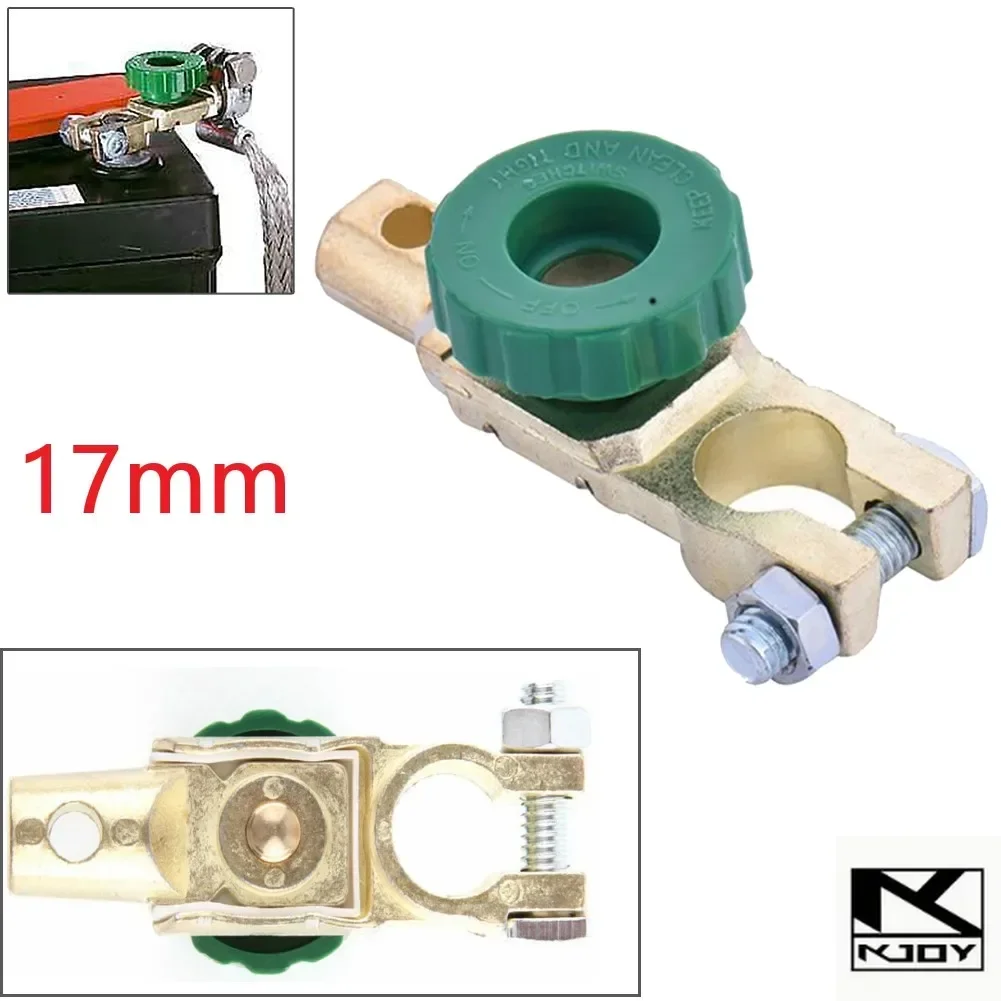 

kkjoy Professional 17MM Battery Terminal Link Switch Zinc Alloy Isolator suit for car circuit disconnect