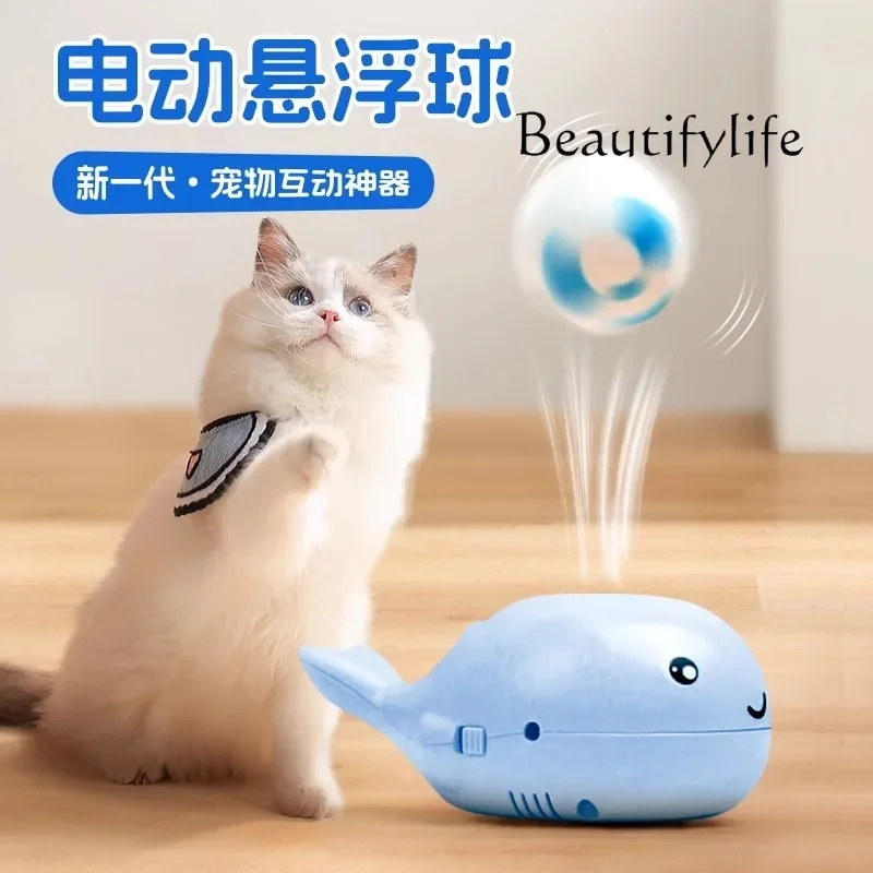 

Suspension ball cat toy self-hi to relieve boredom Electric cat teaser consumes physical strength Pet supplies