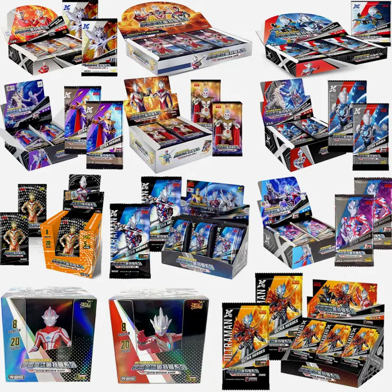 Ultraman Card Anime Ultraman Collection Rare Battle Cards Box Flash Cards Zero SP Game Cards Birthday Gifts for Child Toy Hobby