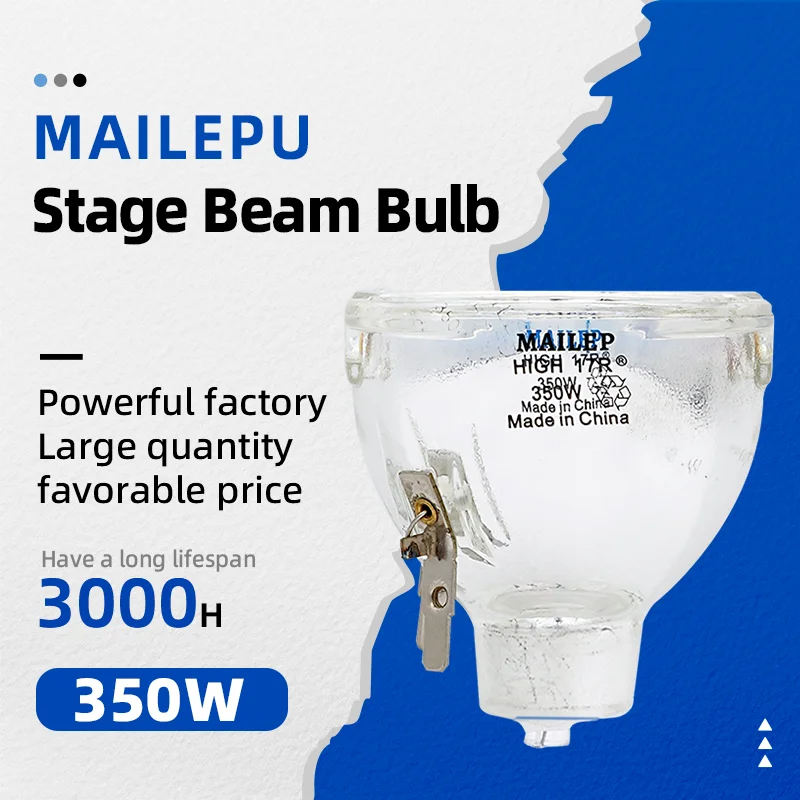 Mailepu Original 17R 350W Mobile Beam Light Bare Bulb 58mm 17R R17 MSD Platinum Dancing Table Light Replacement Light
