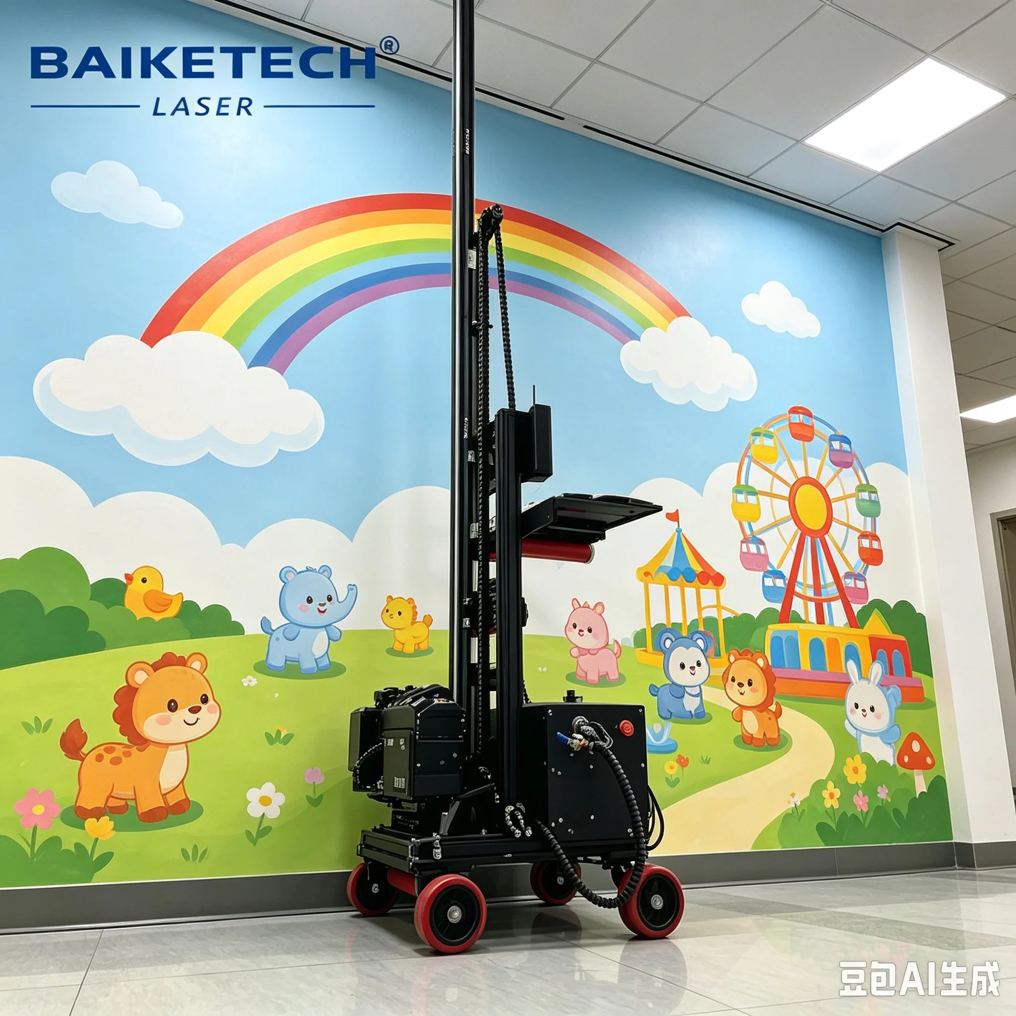 Factory Wholesale Portable Wall Printing Machine Vertical 3D Mural Printer For School Office Wall Decor Advertisement