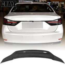 For LEXUS GS GS200 GS300 GS450h GS350 GS-F GS200t 14-17 Car Rear Trunk Tail Wing Body Accessories Carbon Fiber R Style Spoiler