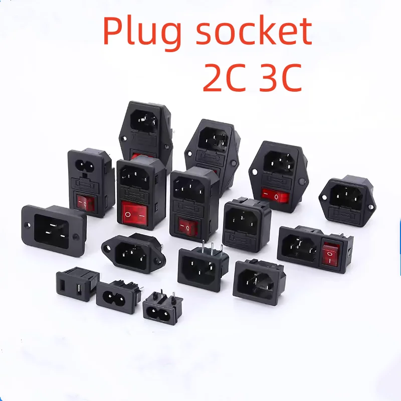 

Three core socket, rice cooker, electric pressure cooker, 3-pin AC power supply, male and female charging heads, two 2-core
