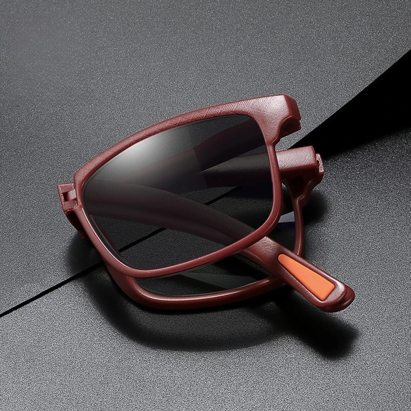 

New Foldable Sunglasses Outdoor UV-Protective Shades Ultra-Lightweight Portable Eyewear (with Case) Classic Driving Glasses