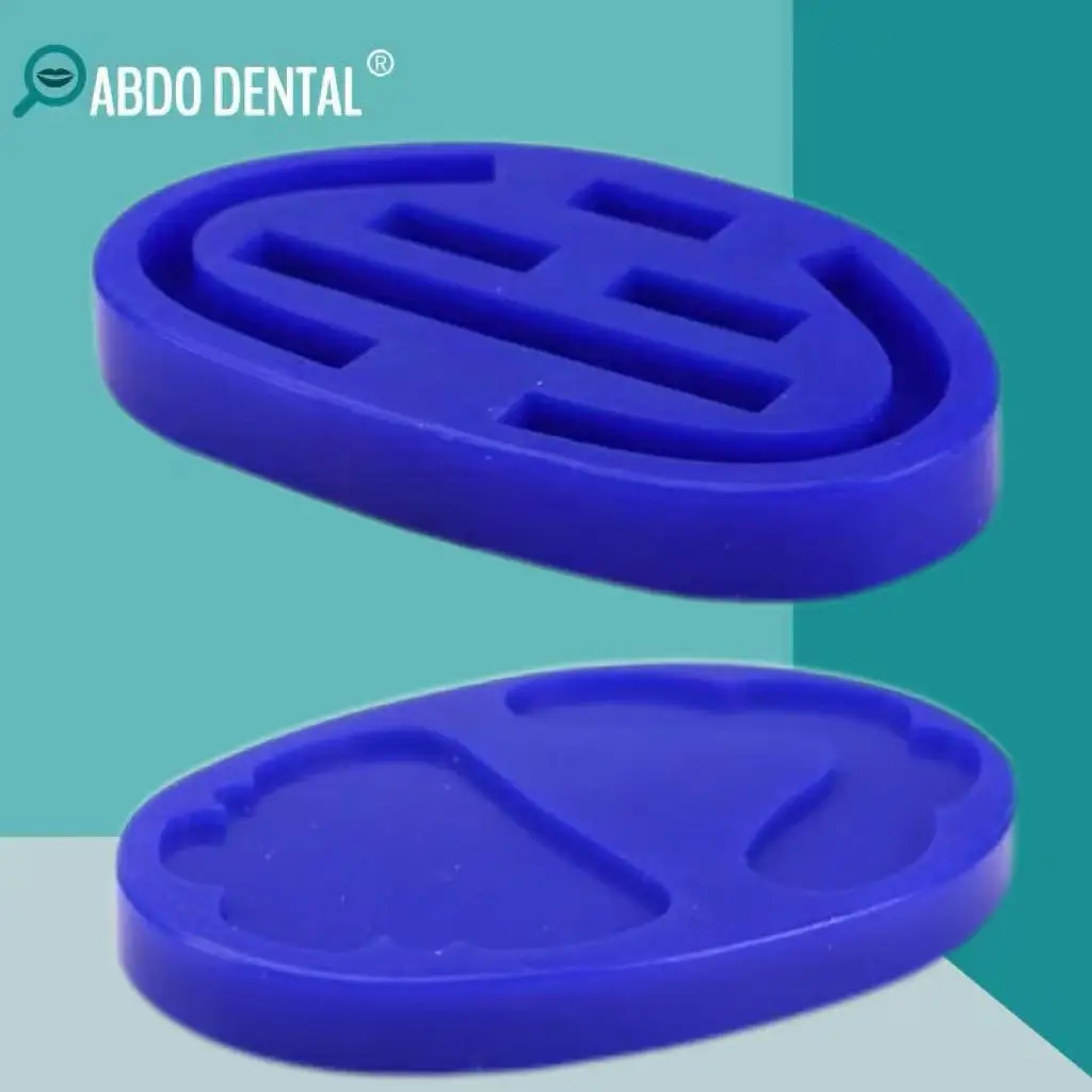 

A B New Rubber Silicone Rubber Wax Rim Mold Dental Model Base Good Quality Denture Making Molds