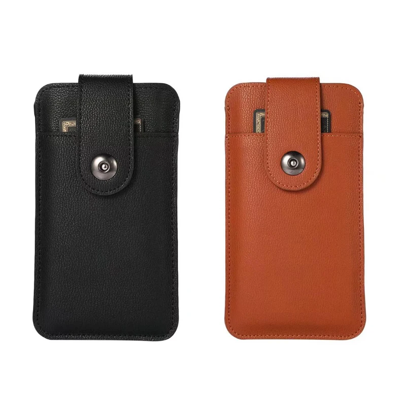 Etui na telefon komórkowy do iPhone 17 16 16E 15 14 13 12 Pro Max Uniwersalny kabura na pasek Skórzane etui na telefon Saszetka biodrowa