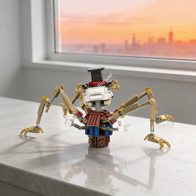 

1065 деталей MOC FNaF Secret The Mimic BigTop, конструктор, развивающая игрушка, идея для подарка на Рождество