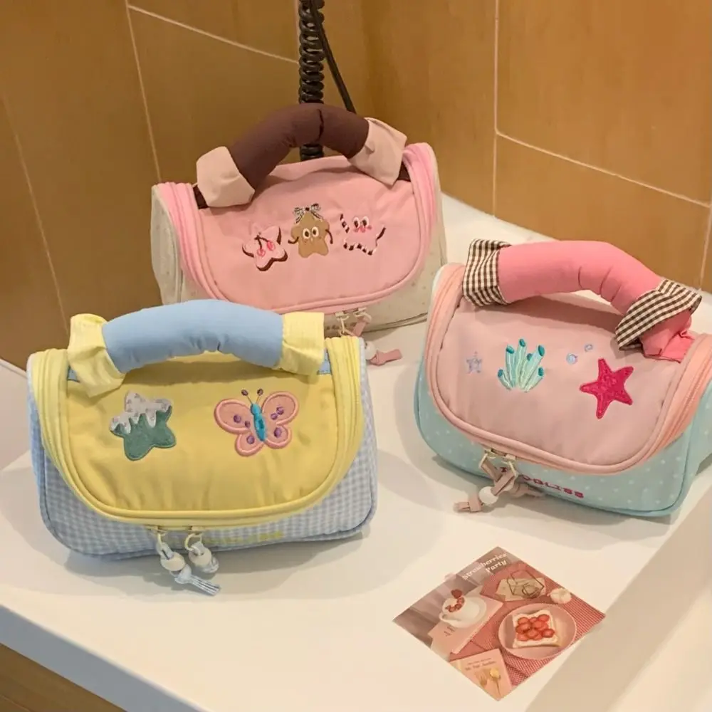 

Portable Dopamine Color Pencil Case Multi-functional Large-capacity Stationery Pouch Stationery Organizer Students Gift