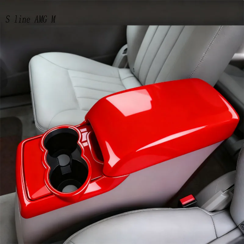 

Для Mercedes Benz W251 R Class 2006-2017 RHD Автомобильная задняя чашка для воды Подлокотник Коробка Панель Крышка Наклейка Накладка Украшение Автоаксессуары