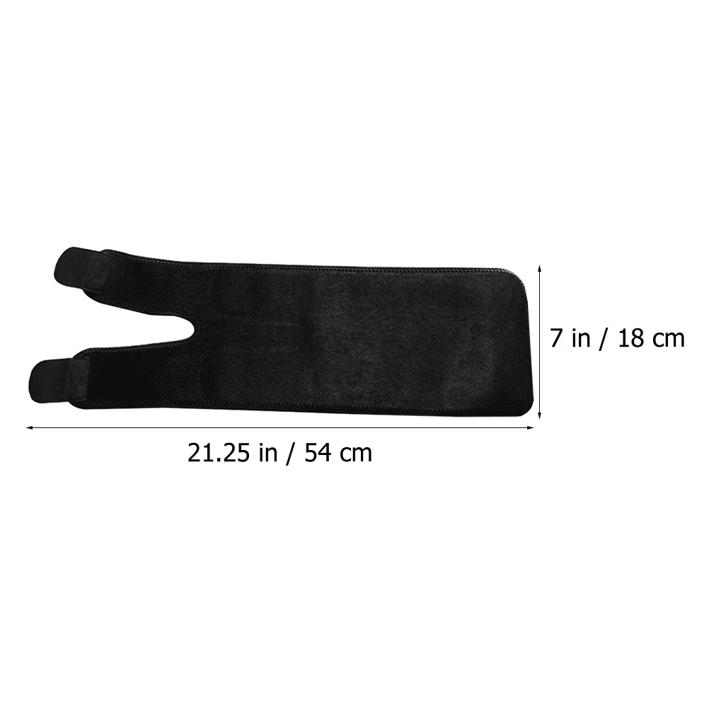 أكمام ضغط لدعامة الفخذ الرياضية للرجال والنساء والجري والتزلج والجولف وكرة القدم وركوب الدراجات بتصميم أسود قابل للتعديل #1