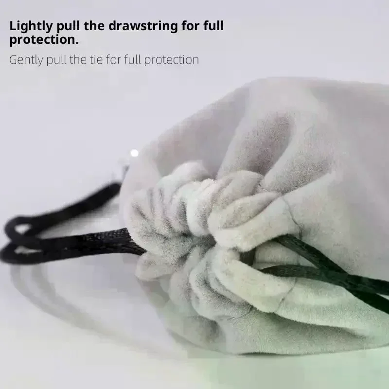 Multifunction Flannelette Drawstring Pouch Bag, For Mobile Phone,Sunglasses,Electronic Gadgets-Travel Organizer Storage Bag 1Pc