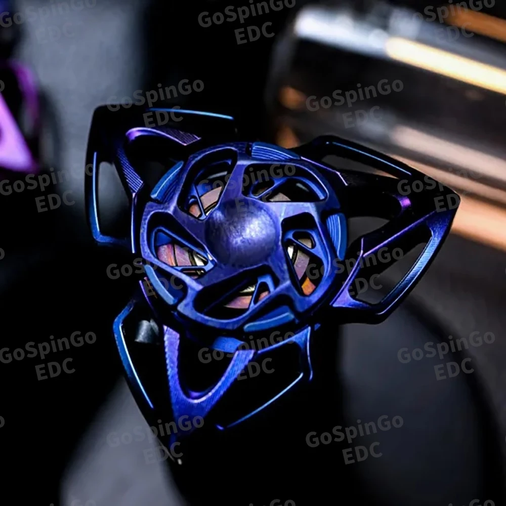 YANEDC Hun Air Fidget Spinner ของเล่นฟิดเจ็ตสำหรับผู้ใหญ่ ของเล่นหมุนคลายเครียดสำหรับโต๊ะทำงาน อุปกรณ์แก้ความวิตกกังวล ดีไซน์ดั้งเดิม