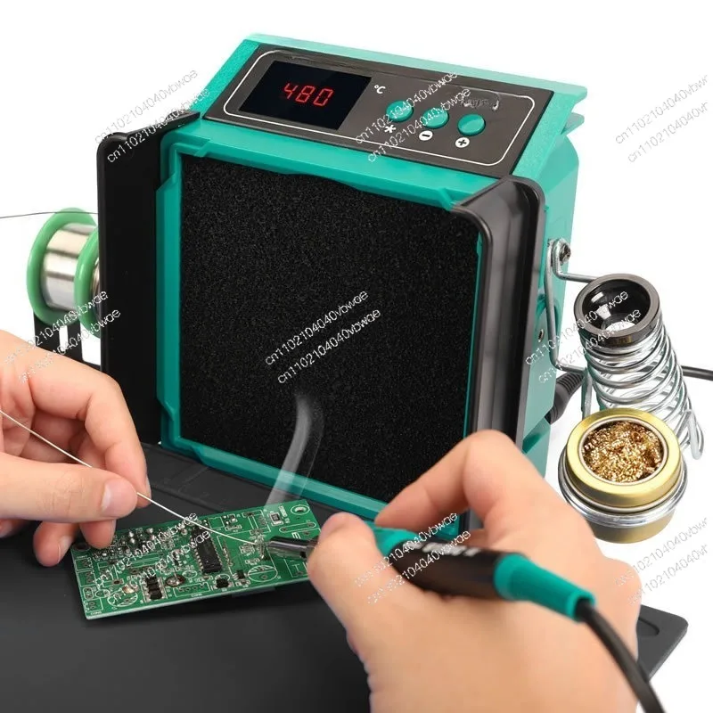 Solder Extractor Soldering Iron Fume Extractor  Purifier Exhaust Fan Welding Extraction