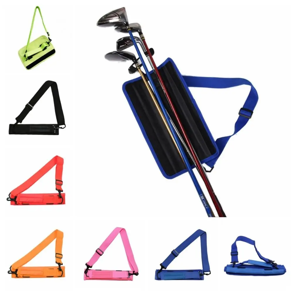 Gift Nylon Golf Club Bag Portable Lightweight Golf Club Carry Bag Adjustable Shoulder Straps Durable Golf Training Case Women