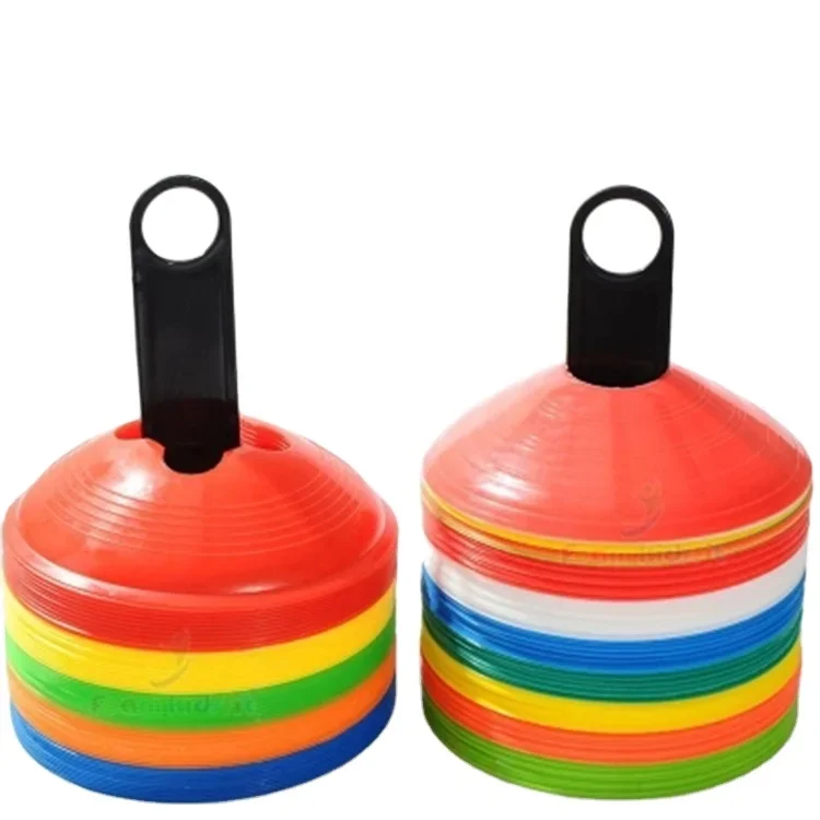 

Большие двусторонние цветные надувные мини-конусы для фитнеса с индивидуальным логотипом, футбольные дисковые конусы и маркеры для поля