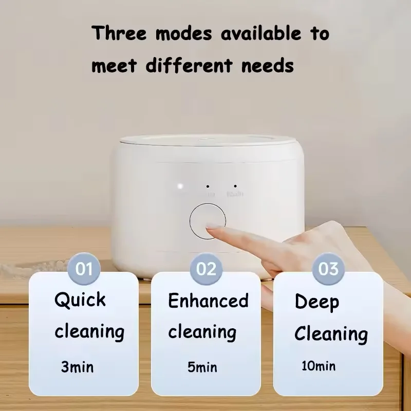 Xiaomi MIJIA Ultrasonic eyewear cleaning machine household cleaning jewelry necklace braces cleaner portable cleaning machine