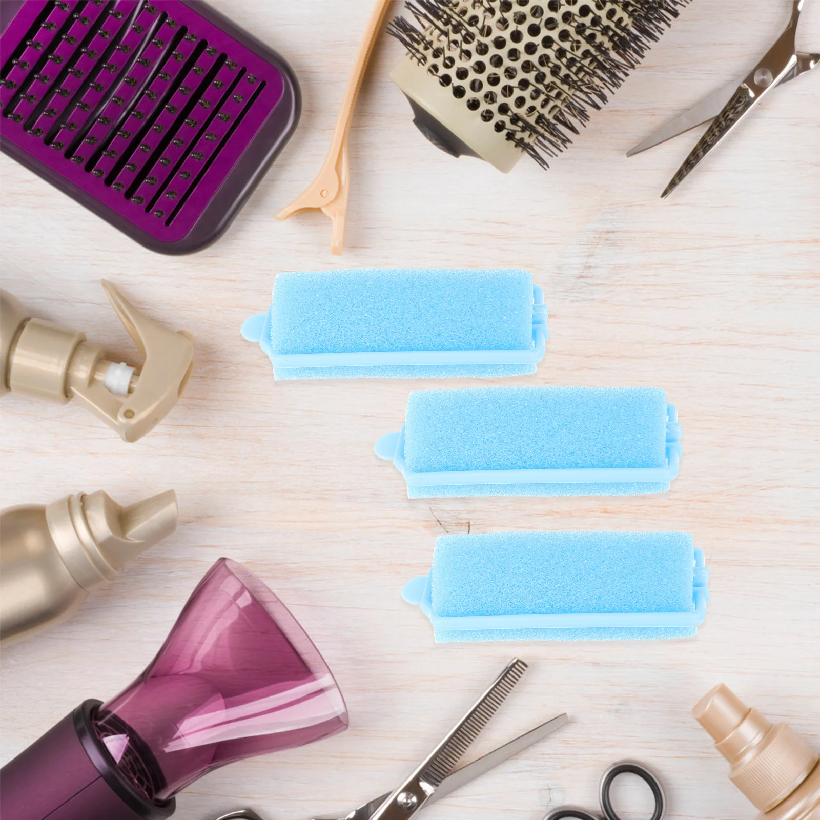 20 قطعة من بكرات الشعر الإسفنجية، عصابة رأس لتجعيد الشعر بدون حرارة للنساء والفتيات، أداة تجعيد ناعمة ومريحة طوال الليل #3