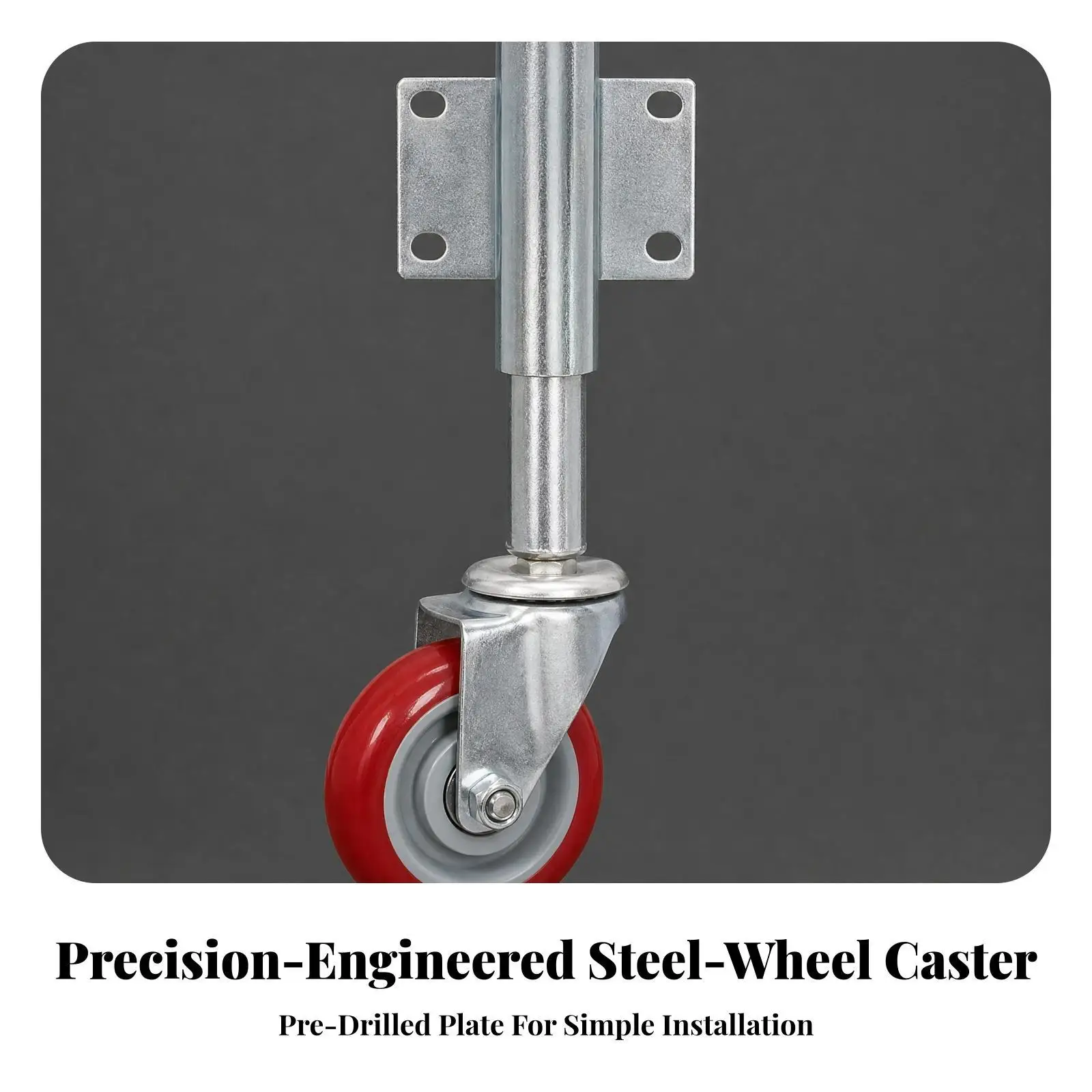 swivel-gate-wheel-spring-caster-retractable-heavy-duty-iron-paint-frame-with-75mm-hole-spacing-for-stable-door-rolling