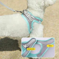 HOOPET Dog Vest Chest Harness Breathable  Comfortable Small Breed Teddy Pet Chest Harness Prevents Dogs from Bursting Out