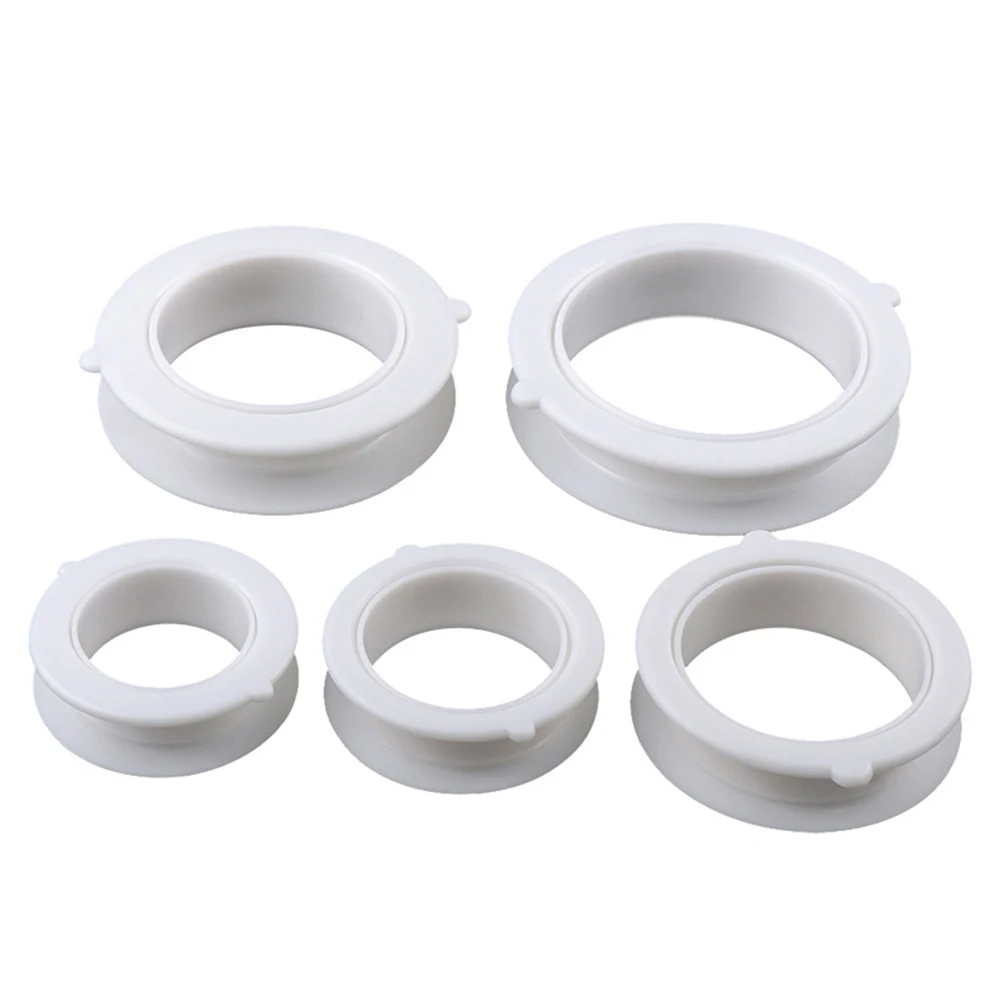 Dual Layer Plastic Sink Drain Vent Pipes 5 Pack for Cabinet Plumbing in Kitchen and Bathroom with Enhanced Airflow