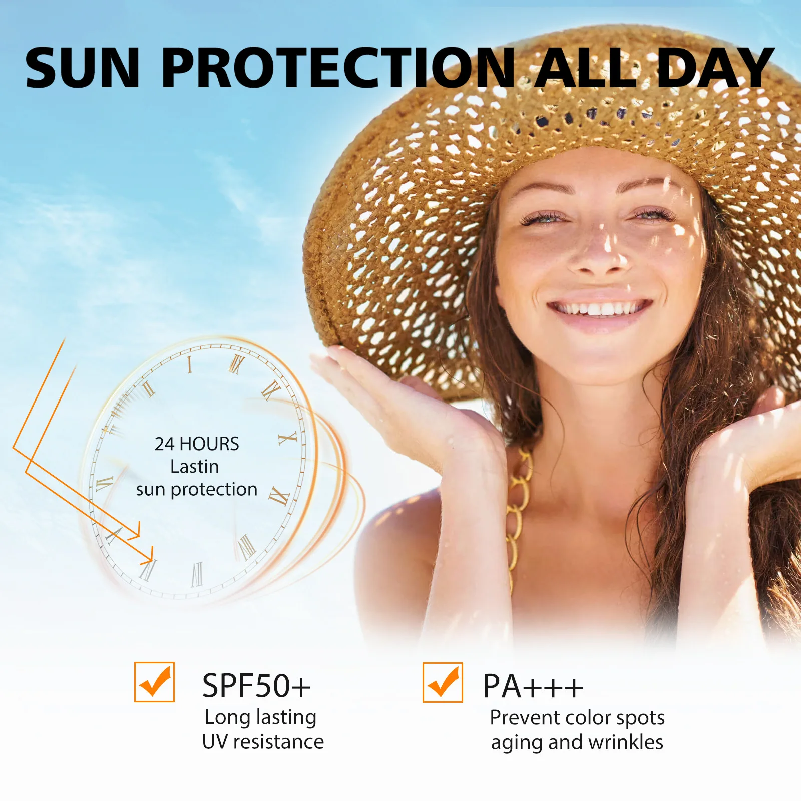 SPF50 Sun Stick UV Rays Sun Isolation Sunblock Waterproof Oil Control Solar Blocker Anti Sunburn Moisturizing Brighten Sunscreen