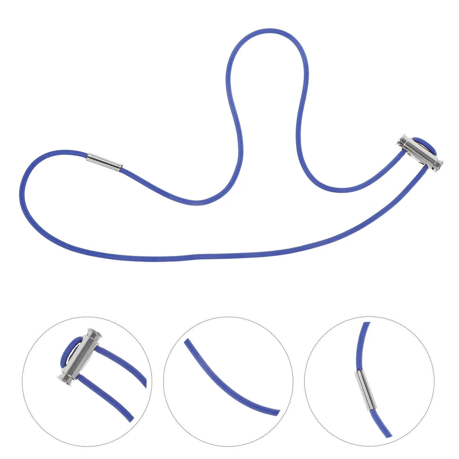 

4Pcs Trash Can Band Elastic Non-Slip 70cm for Garbage Bag Classification Smooth Edge Design Easy Carry Fasteners