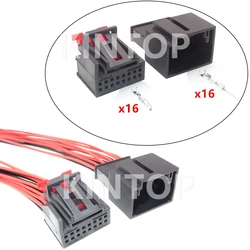 1 Set 16 Pins 1K0972928 95B972728 Auto Kabel Sockel Auto Rückspiegel Lenkung Schloss Handbremse Schalter Draht Stecker