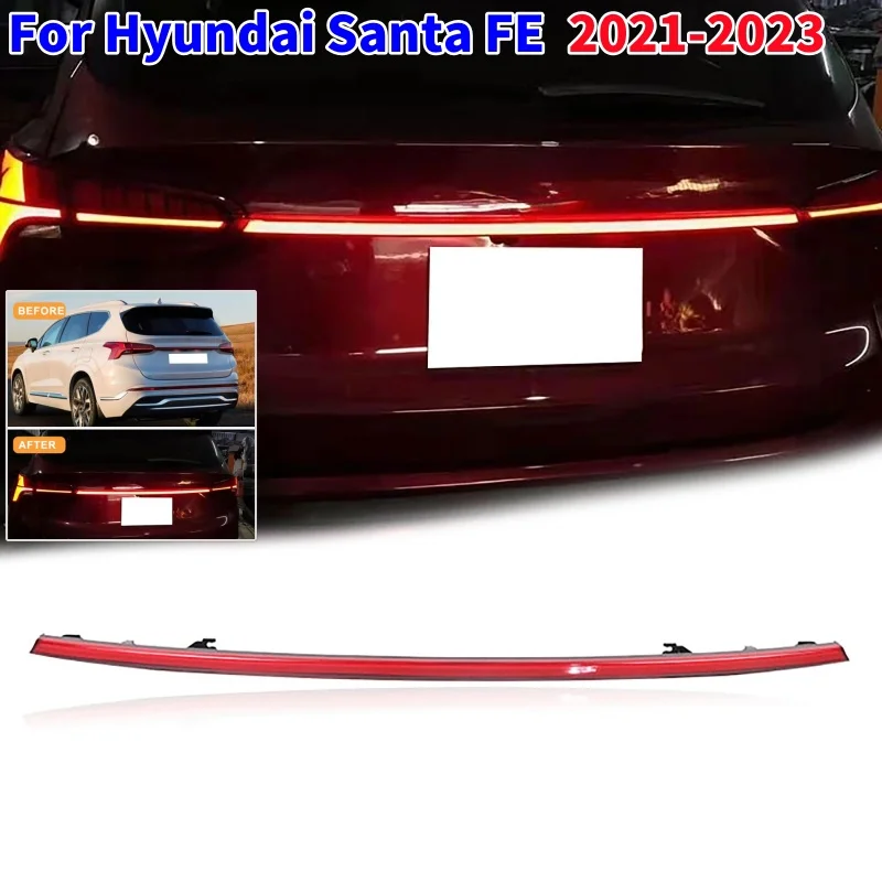 

Red Shell Car LED Tail Lamp Assembly For Hyundai Santa FE 2021-2023