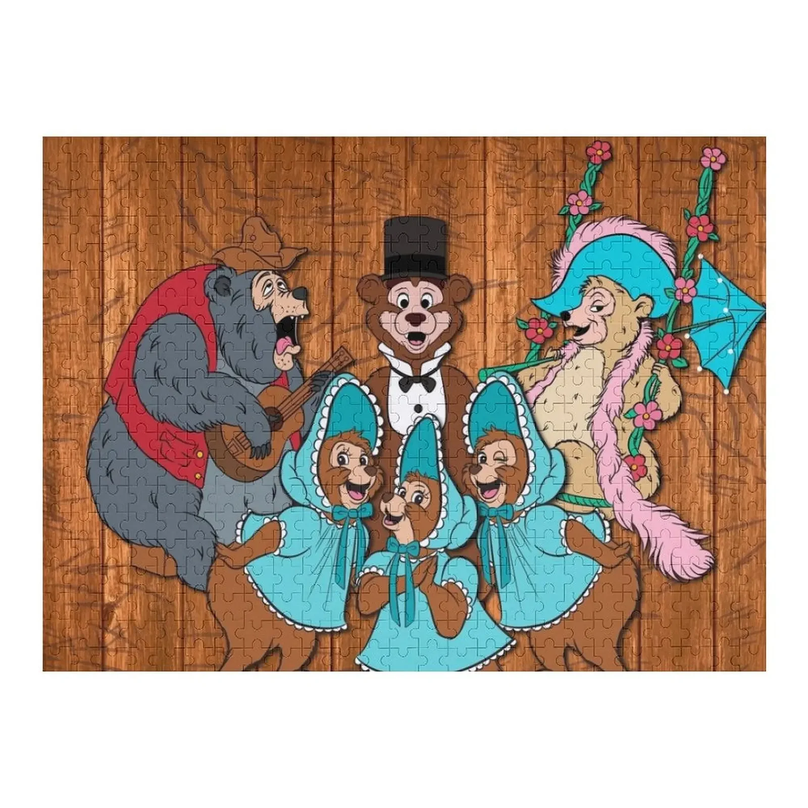 

Country Bear Jamboree!! Jigsaw Puzzle Adult Wooden Customizeds For Kids Puzzle