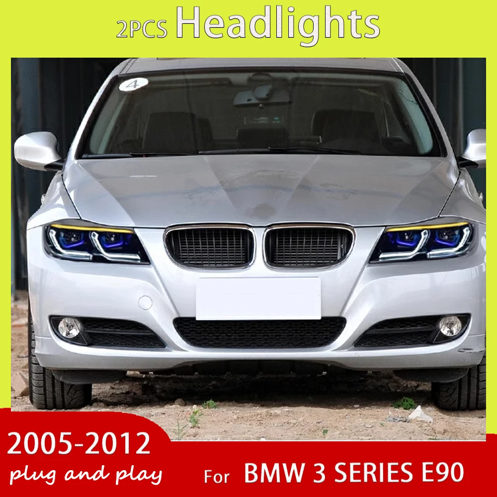 

Car Led Headlights For BMW E90 Headlight Assembly 3-Series 2005-2012 318i 320i 325i Upgrade Full Led Front Lights Accessories