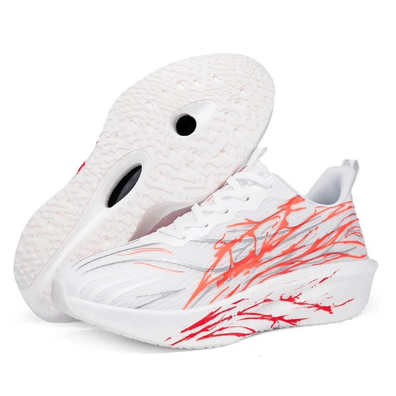 

Waterproof leather upper, fleece-lined sports shoes for men - Winter lightweight shock-absorbing soft sole running shoes, studen